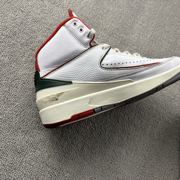 Nike Air Jordan 2 Retro (GS) Origins White Shoes Size 6.5 Youth Womens Size 8 - Picture 11 of 15